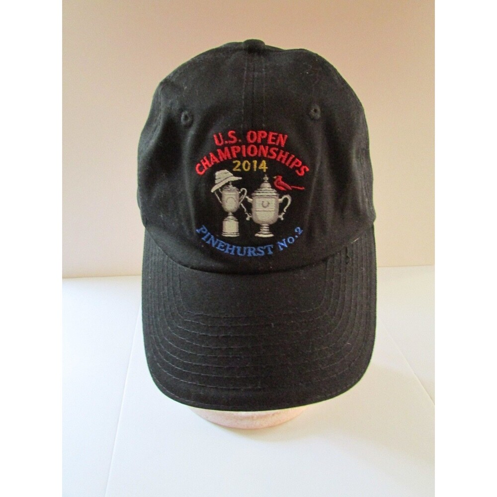 US Open 2014 Championships Pinehurst Tennis Hat Cap Strapback Black USGA Member